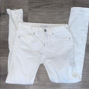 Loft white skinny jeans